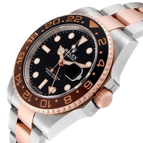 gmt rolex acciaio oro|rolex everose gold.